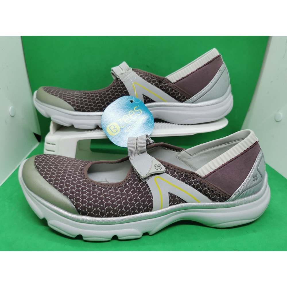 BZees Boardwalk Mary Jane Comfortable Womens Size 10 Purple Lightweight Shoes